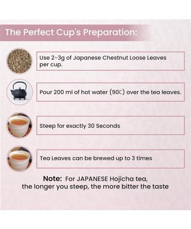 Japanese Chestnut Tea by CHILL TEA Tokyo (30g Loose Leaf)- Japanese Hojicha Loose Leaf Tea Low Caffeine Japanese Green Tea Flavoured Tea- Chestnut Flavour Made in Japan - Buy Online on SooperMarket.com