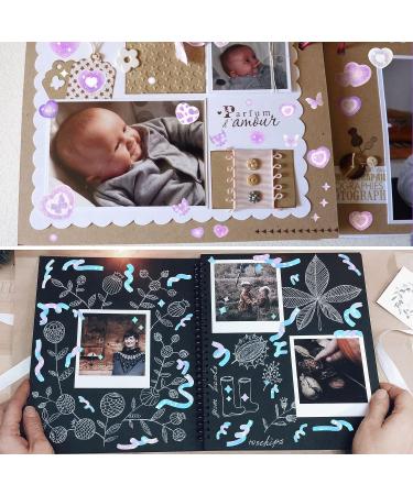 HINZIC 18 Sheets Kpop Photocard Stickers Set - Colorful Glitter Korean Deco Stickers for Scrapbook DIY Crafts - Buy Online on SooperMarket.com