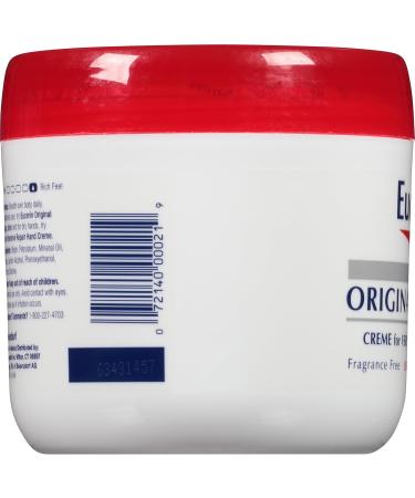 Eucerin Original Healing Cream - Fragrance Free Lotion for Extremely Dry Skin - 16 oz Jar | International Shipping Available - Buy Online on SooperMarket.com