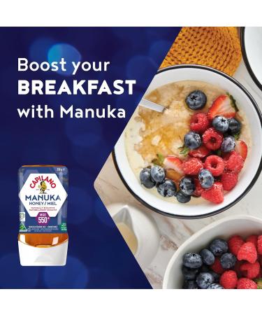 Capilano Active Manuka Honey 100% Pure Australian Premium Manuka Honey MGO550+ 250g - Buy Online on SooperMarket.com