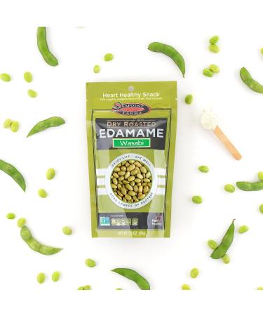 Seapoint Farms Dry Roasted Edamame Wasabi Pouches 3.5 oz 3 pk - Buy Online on SooperMarket.com