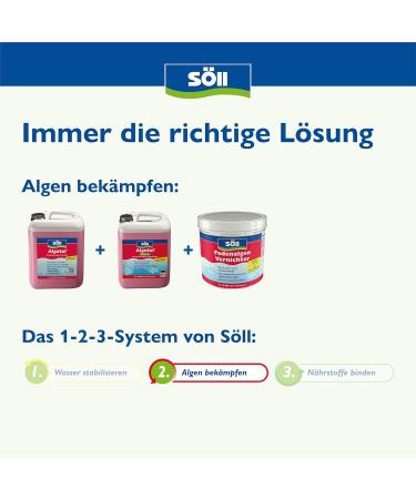 Buy S ll 80533 Algosol Pond Care - Effective Algae Treatment 500 ml for 10 000 L | International Shipping Available - Buy Online on SooperMarket.com