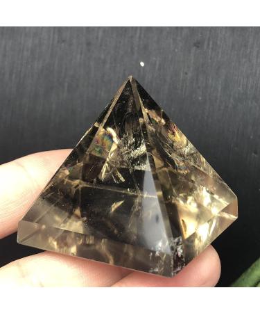 FUERLI Natural Color Gum Tawney Pyramid gem Suitable for Home Decoration Can be Used for HOMEZHOU - Buy Online on SooperMarket.com