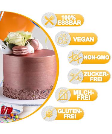 Edible Glitter - Kicofood 6 Colors Tasteless Food Color Powder for Drinks Fondant Cupcakes & Cakes - 5G - Buy Online on SooperMarket.com