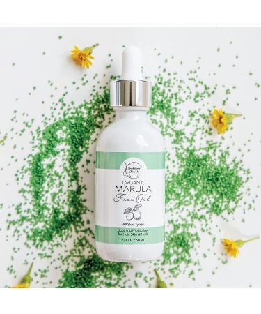 Organic Marula Oil for Face - Luxury Facial Oil for Women | Moisturizer for Skin, Hair & Nails - 2oz by Brookethorne Naturals - Buy Online on SooperMarket.com