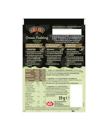 Buy Baileys Cream Pudding Apple Pie - Non-Alcoholic No-Cook Dessert with Irish Cream Flavor - 150ml - Buy Online on SooperMarket.com