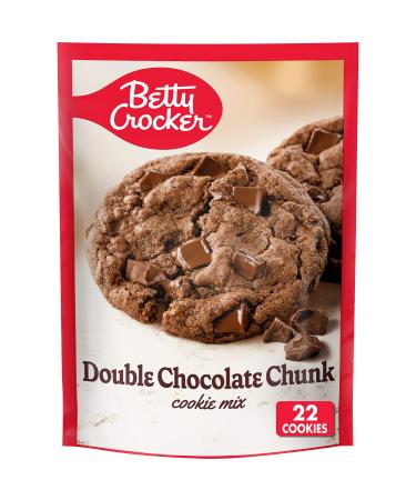 Betty Crocker Double Chocolate Chunk Cookie Mix 17.5 oz (Pack of 12) Chocolate 1.09 Pound (Pack of 12)