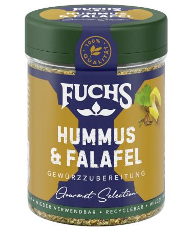Fuchs Gourmet Selection Orient-Hummus & Falafel spice preparation North African spice mixture refillable spice mix ideal as a dip spice vegan 70 g