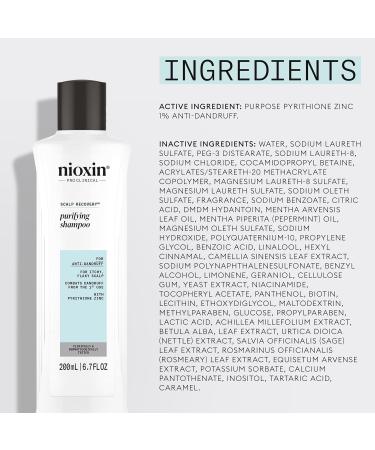 Nioxin Scalp Recovery Anti-Dandruff System Kit Shampoo - 6.7 fl oz | International Shipping Available - Buy Online on SooperMarket.com