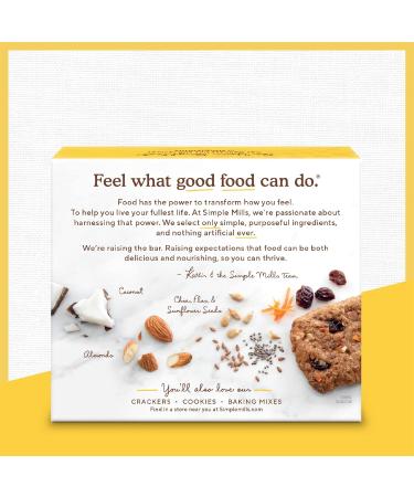 Buy Simple Mills Almond Flour Snack Bars - Gluten Free Spiced Carrot Cake Organic Paleo Friendly Breakfast Bars (6oz - Buy Online on SooperMarket.com