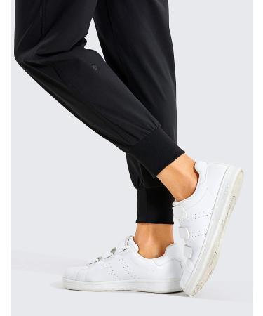 CRZ YOGA Women's Lightweight Joggers 27.5 - Outdoor Running Pants, Large Black - Buy Online on SooperMarket.com