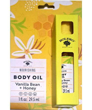 Nourishing Body Oil - Vanilla Bean & Honey for all skin types 1fl oz./29.5ml