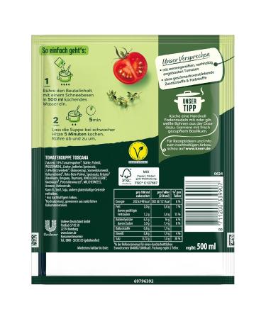Knorr Gourmet Soup Toscana - Delicious Tomato Soup (9 Pack) | No Additives or Dyes - 65.67g Each - Buy Online on SooperMarket.com