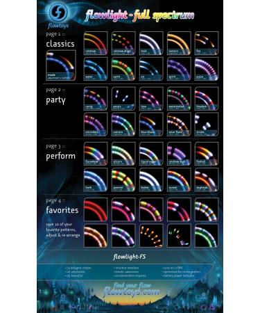 Flowlight-FS LED Glowstick & Light Stick - Full Spectrum Rainbow - Buy Online on SooperMarket.com
