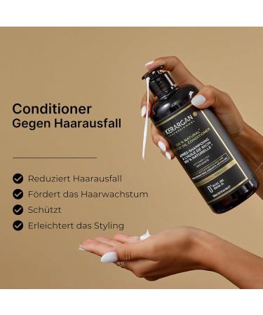 Kerargan Hair Rinse - Nourishing Castor & Argan Oil Free from Sulfates & Parabens - 500ml - Buy Online on SooperMarket.com