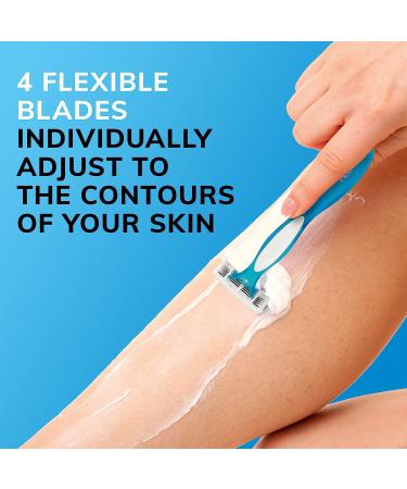 BIC Soleil Comfort Disposable Razors for Women - 10 Piece Set, Aloe Vera & Vitamin E, 4 Blades - Buy Online on SooperMarket.com