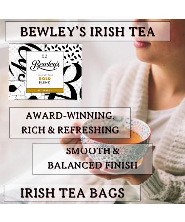 Bewleys Irish Tea Bundle with - 160 Tea Bags with Bewleys Irish Breakfast Tea and Bewleys Gold Blend Tea Including Mint Retail Tea Squeezer - Buy Online on SooperMarket.com