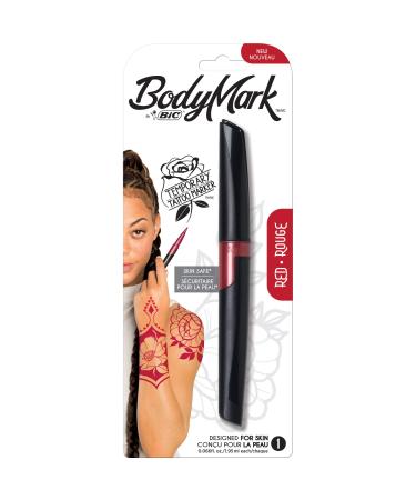 Bic BodyMark Temporary Tattoo Marker - Red