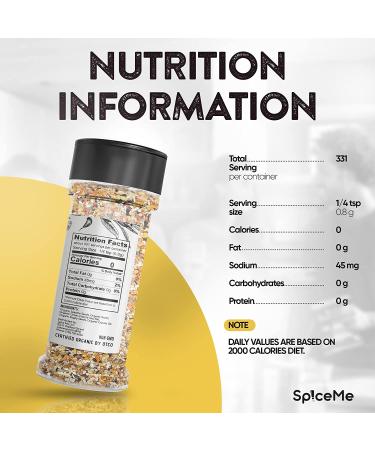 Organic Everything Bagel Seasoning 9.3 oz - Zero Calories | Premium Blend for Flavorful Dishes - Buy Online on SooperMarket.com