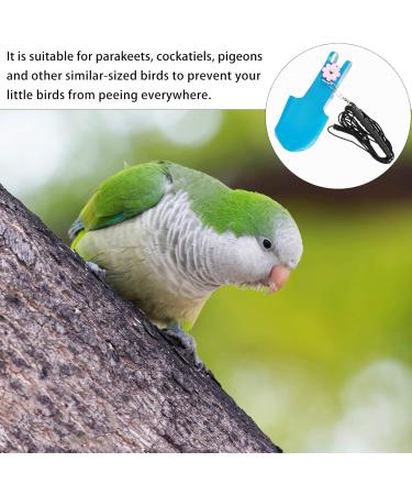 VILLCASE Parrot Flight Suit Diaper with Leash | Cockatiel & Pigeon Flying Clothes - International Shipping Available - Buy Online on SooperMarket.com