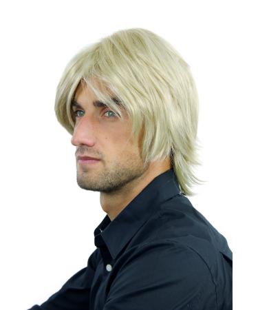 WIG ME UP Men's Long Rockstar Wig Voluminous Light Blonde Mix WL-2253-24/613 | Shop Internationally - Buy Online on SooperMarket.com