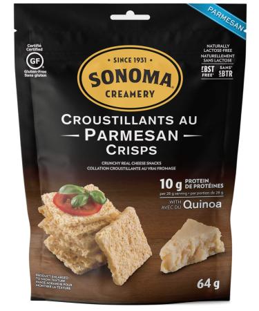 Sonoma Creamery Parmesan Cheese Crisps 12 Count of 64 Grams 64 g (Pack of 12)