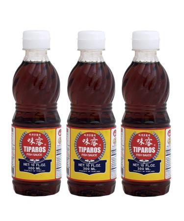 Tiparos - Fish Sauce - Pack of 3 (3 x 300ml) - Original Thai Original 300 ml (Pack of 3)