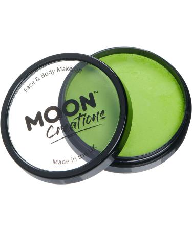 Moon Creations Pro Face & Body Makeup - Light Green 36g | Professional Face Paint for Kids & Adults | Ideal for Festivals & Halloween - Buy Online on SooperMarket.com