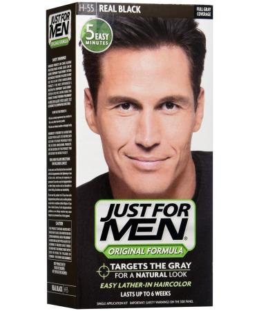 Just For Men Shampoo-In Hair Color - Real Black