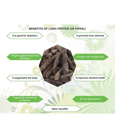 Organic Indian Long Pepper Pippali - 100g Pack - Buy Online on SooperMarket.com