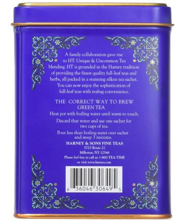 Harney & Sons Blueberry Green Tea Blend - 20 Sachets (1.4 oz) | Premium Flavor & Quality - Buy Online on SooperMarket.com
