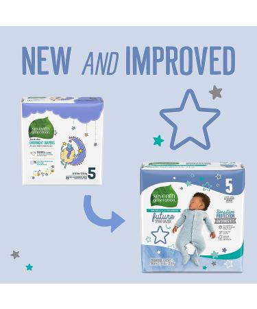 Seventh Generation Baby Overnight Diapers Stage 5 - 4 Packs, 20 Count Each - Buy Online on SooperMarket.com