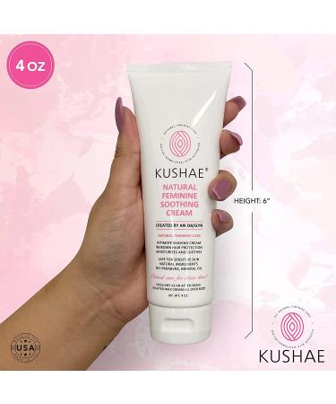Kushae Feminine Soothing Cream - All Natural, Fragrance Free, Aloe-Based Irritation Relief - Buy Online on SooperMarket.com