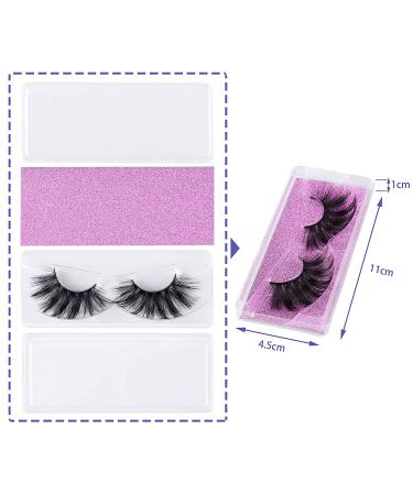 10 Pairs Mink Fluffy 25mm Fake Eyelashes Pack - Long, Thick, Handmade, Reusable - 8D Volume Lashes - Mixed Styles - Bulk Value Set - Buy Online on SooperMarket.com