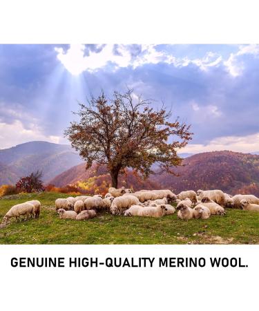 SHESMILED Merino Wool Hiking Crew Socks - 3 Pack Large Red | Cushioned & Quick Dry (3 Pairs) - Buy Online on SooperMarket.com