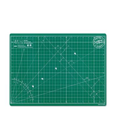 Elan Cutting Mat A3 Green, 5-Ply Craft Mat, Self Healing Cutting Mat 18x12, Craft Cutting Board, Art Mat, Imperial Sewing Mat, Quilting Mat, Hobby Mat, for Sewing, Quilting, Quilting supplies 18 x 12 INCH A3