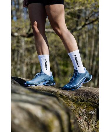 Salomon Women's Alphacross 5 Hiking Shoe - EU 40 Bering Sea Carbon Blue Heron | International Shipping Available - Buy Online on SooperMarket.com