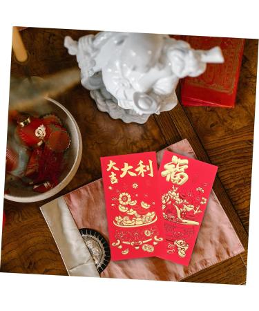 Warmhm 30pcs Red Packet Money Bag Cute Envelopes Red Money Pocket Red Envelopes New Year Envelope Chinese Red Envelope Festival Red Envelope New Year Gift Paper Dragon Pattern China Red 2 179CM - Buy Online on SooperMarket.com