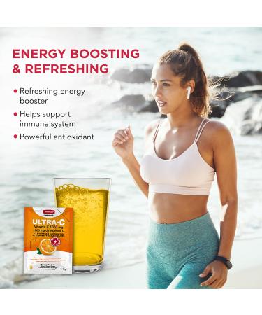 Wampole Ultra-C 1000 mg of Vitamin C + B Vitamins & Electrolytes Effervescent Powder Mix Immunity Energy and Hydration (1 Pack) - Buy Online on SooperMarket.com