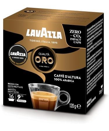 Lavazza A Modo Mio Oro Caffe Altura Coffee Capsules 8 Count (Pack of 2) - Buy Online on SooperMarket.com
