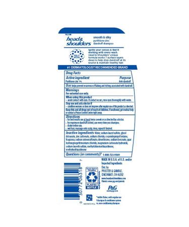 Head and Shoulders Smooth and Silky Conditioner - Fights Dandruff Smooths Frizzy Hair 1.7 oz (Pack of 6) - International Shipping Available - Buy Online on SooperMarket.com