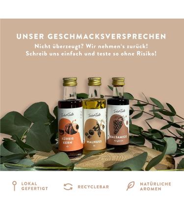 Timber Taste Vinegar & Oil Gift Set - Unique Mothers Day Gift for Mom | 5 Exquisite Essential & Food Oils (5x40ml) | Perfect Kochbox Koch Set - Nutty Delicious - Buy Online on SooperMarket.com