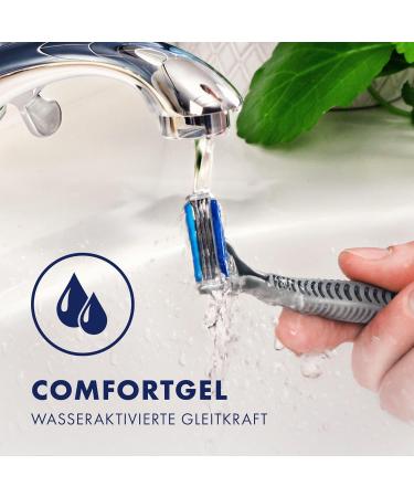 Buy Gillette Sensor3 Recycled Disposable Razors - 8 Pack | Eco-Friendly Wet Razors with 3-Fold Blades | 95% Recycled Plastic - Buy Online on SooperMarket.com