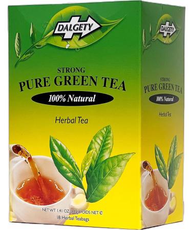 Dalgety Pure Green Herbal Tea 6x40g Cartons (6 Pack) 100% Natural Caffeine Free Tea (Total 108 Teabags) Delicious and Packed with Unique Health Benefits - Buy Online on SooperMarket.com
