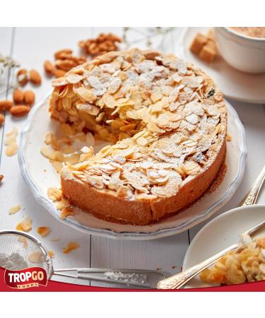 Tropgo Flaked Almonds - Finely Sliced Almond Nuts in a Resealable and Recyclable Tub - Natural Unsalted Peanut Flakes - Protein and Fibre Rich Guilt Free Nut Snack - Healthy Snack for All Ages (140G) - Buy Online on SooperMarket.com