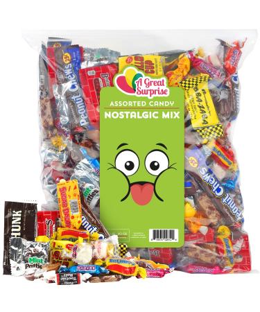 Old-Time Candy - Vintage - Nostalgic Candy Mix - Bulk Candy - Boston Baked Beans  Mallo Cups  Abba Zabba  Big Hunk  and more! - 5 Pounds Nostalgia 5 Pounds - Buy Online on SooperMarket.com