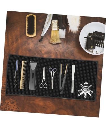 Non-Slip Barber Work Station Mat | Heat-Resistant Silicone Protection Mat | Ideal for Flat Irons & Curling Irons - Buy Online on SooperMarket.com