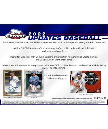 2022 Topps MLB Chrome Updates Mega Box | Baseball Trading Card - Buy Online on SooperMarket.com