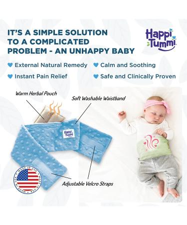 Happi Tummi Baby Gas Relief Wrap - All Natural Herbal Therapy for Colic & Upset Tummies - Buy Online on SooperMarket.com
