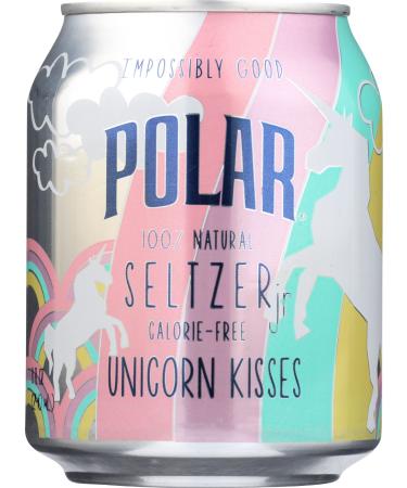 Polar Beverages Beverage Seltzer Unicorn Kisses 8 Fl Oz 6 Pack
